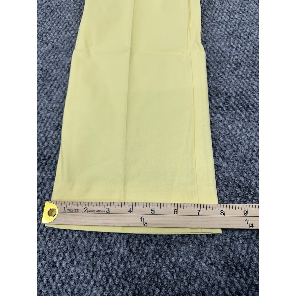 Royal and Awesome Men's 34x30 Golf Pants Trousers Pastel Yellow Stretch - New - Picture 11 of 12